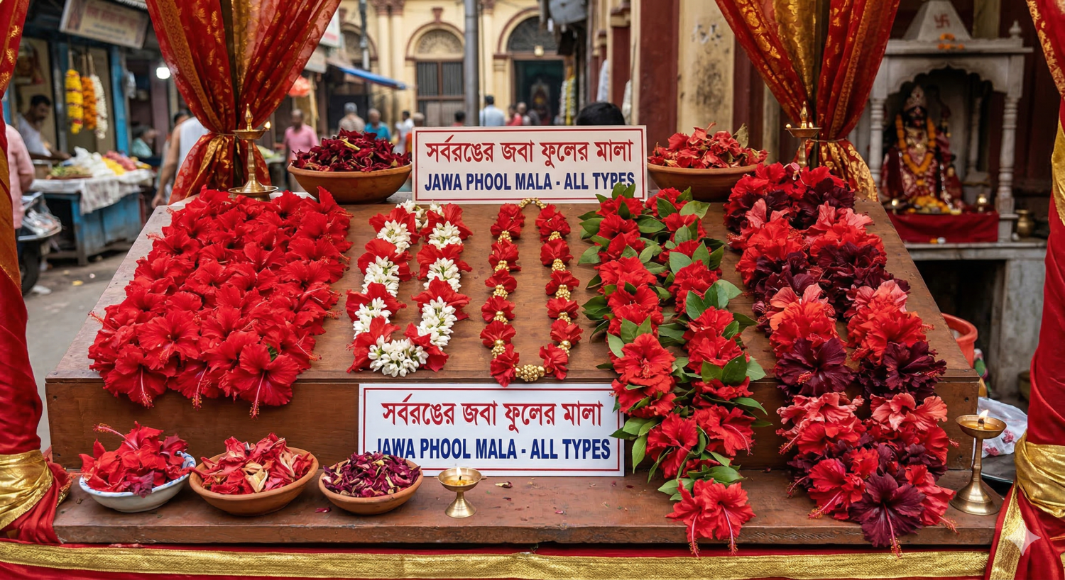 Jawa Phool Mala (Hibiscus Garland)